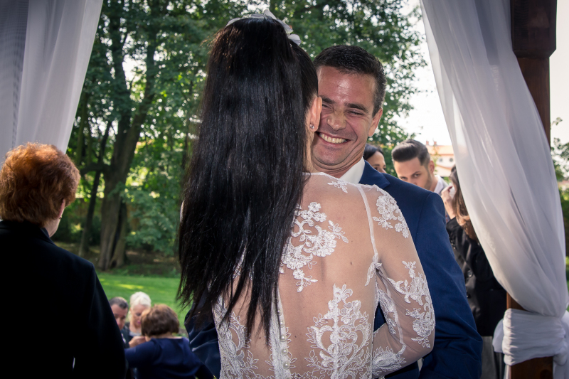 Svatební fotografie Gabriela & Tomáš park hotel Popovičky - svatební fotograf a svatební kameraman Studio Beautyfoto